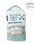 Mothers Choice 100% Cotton Baby Hooded Towel Brave Adventurer