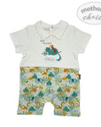M/C BOYS S/S ROMPER ZOO 6M
