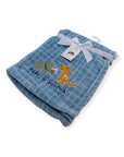 M/C PRINTED FLANNEL BLANKET BOY'S DINO