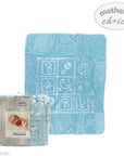 Mothers Choice Baby Mink Blanket - Blue ABC