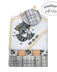 Mothers Choice Baby Hooded Towel & Facecloth Set Wild And Free