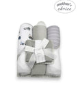 Mothers Choice Baby Hooded Towel & Washclothcloth Set - Construction Cars