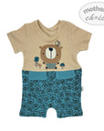 Mothers Choice Romper Waffle Petrol Green