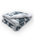 Mothers Choice Sherpa Fleece Stars Blanket Blue