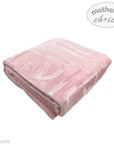 Mothers Choice Baby Mink Blanket - Pink ABC