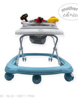 Mothers Choice Baby Walker with Music & Lights - Adjustable Activity Walker