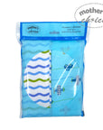 Mothers Choice 2 Pack Baby Flannel Receivers - Plane / Waves