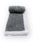 Mothers Choice Sherpa Fleece Blanket Grey