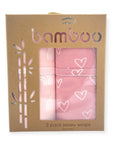 Mothers Choice Bamboo 2 Pack Jersey Wrap - Pink