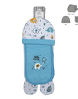 Mothers Choice 100% Cotton Baby Burp Cloth Set - Blue