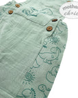 M/C MUSLIN DUNGAREE SET SUMMER DIP 9M