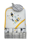 Mothers Choice Baby Hooded Towel & Facecloth Set Explorer