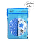Mothers Choice 2 Pack Baby Flannel Receivers - Stars / Anchors