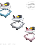 Mothers Choice Baby Walker with Music & Lights - Adjustable Activity Walker