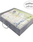 Baby clothing set in a box with 'Mother's Choice' branding on a white background