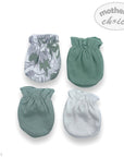 M/C 4PK MITTEN SET GREY/MINT