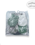 M/C 4PK MITTEN SET GREY/MINT