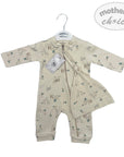 INF BOYS 2PC NATURAL SAFARI GROWER SET 0-3M