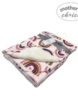 Mothers Choice Micromink Furlined Baby Blanket - Rainbow