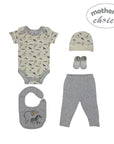 Mothers Choice 5-Piece Baby Gift Set - Grey Elephant