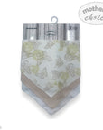 M/C 3PK BANDANA BIBS BUTTERFLY