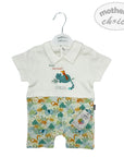 M/C BOYS S/S ROMPER ZOO 6M