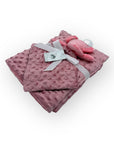 Mothers Choice Bubble Sherpa Receiver With Security Blanket Pink