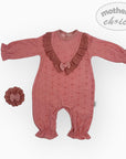 M/C ROSE GIRLS ROMPER 6-9M