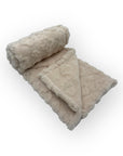 Mothers Choice Single Layer Jacquard Blanket Acru