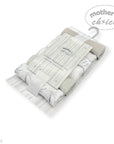 Mothers Choice 6 Pack Baby Washcloth Set - Grey Safari