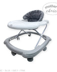 Mothers Choice Baby Walker with Music & Lights - Adjustable Activity Walker