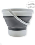 Mother's Choice Foldable Baby Bath Tub Set - Grey