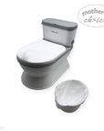 Mothers Choice Baby Potty with PVC Cushion Seat - Grey