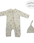 INF BOYS 2PC NATURAL SAFARI GROWER SET 6-9M