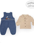 M/C BOYS 2PC DUNGAREE SET 6-9M