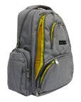 Mothers Choice Infants Linnen Diaper Backpack Grey