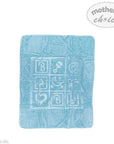 Mothers Choice Baby Mink Blanket - Blue ABC