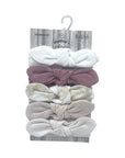 Set of baby headbands on a hanger with 'Mother's Choice' branding.