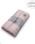M/C 2 MUSLIN SWADDLE BLANKETS PINK