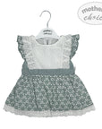M/C COTTON S/S LINEN DRESS SUMMER DIP 9M