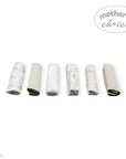 Mothers Choice 6 Pack Baby Washcloth Set - Grey Safari