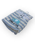 M/C PRINTED FLANNEL BLANKET BOY'S ELEPHANT