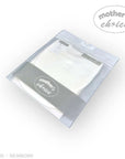 Clear plastic bag with 'mother's choice' branding on a white background