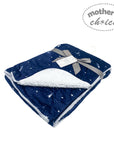 Mothers Choice Micromink Furlined Baby Blanket - Moon & Stars