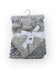 Mothers Choice Bubble Sherpa Receiver with Security Toy - Elephant Grey