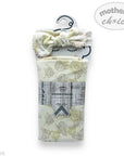 M/C 2PK SWADDLE & HEADBAND SET BUTTERFLY