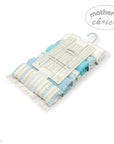 Mothers Choice 6 Pack Baby Washcloth Set - Blue Elephant