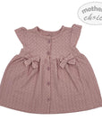 INF GIRLS DRESS 'SCARLET PINK' 12-18M