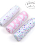 Mothers Choice 100% Cotton 3 Pack Baby Flannel Receiver – Unicorn