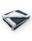 Mothers Choice Baby Sherpa Fleece Blanket - Navy